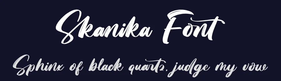 Skanika Font by letterenastudios — Script Handwritten Font — thumbnail 2