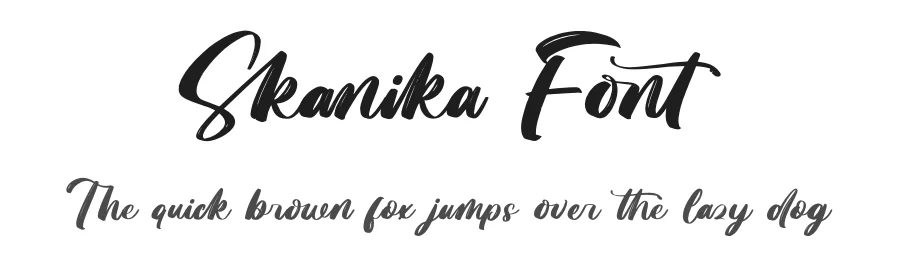 Skanika Font by letterenastudios — Script Handwritten Font