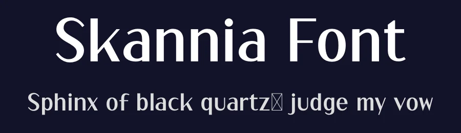 Skannia Font by BarakaType — Sans Serif Font — thumbnail 2