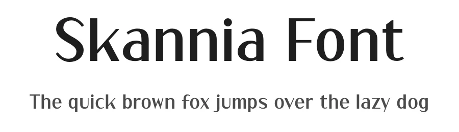 Skannia Font by BarakaType — Sans Serif Font
