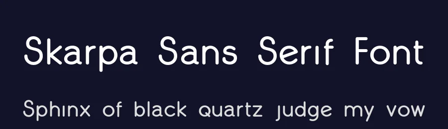Skarpa Sans Serif Font by Aga Silva — Sans Serif Font — thumbnail 2