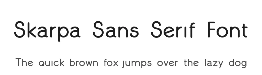 Skarpa Sans Serif Font by Aga Silva — Sans Serif Font
