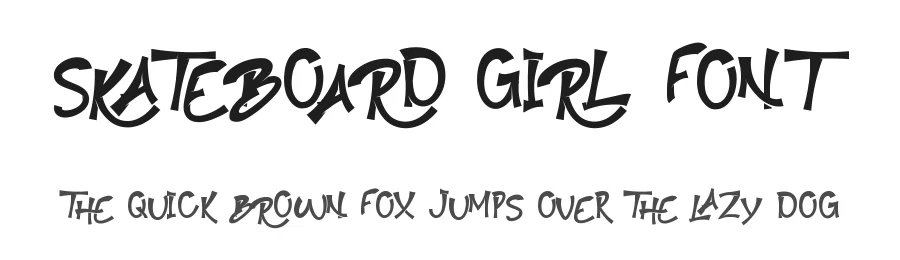 Skateboard Girl Font by nihstudio — Decorative Font