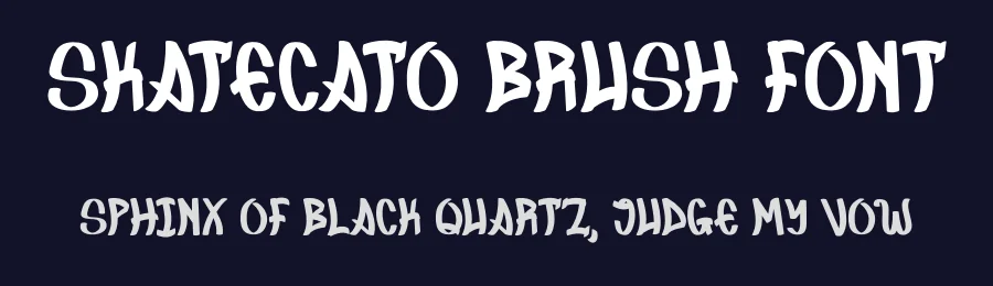 Skatecato Brush Font by Dhabee — Script Handwritten Font — thumbnail 2