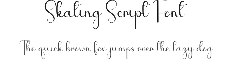 Skating Script Font by andikastudio — Script Handwritten Font