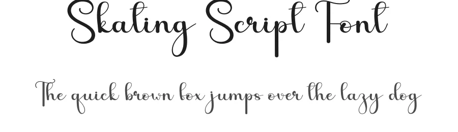 Skating Script Font by andikastudio — Script Handwritten Font