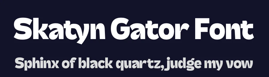 Skatyn Gator Font by timelesstype.co — Display Font — thumbnail 2