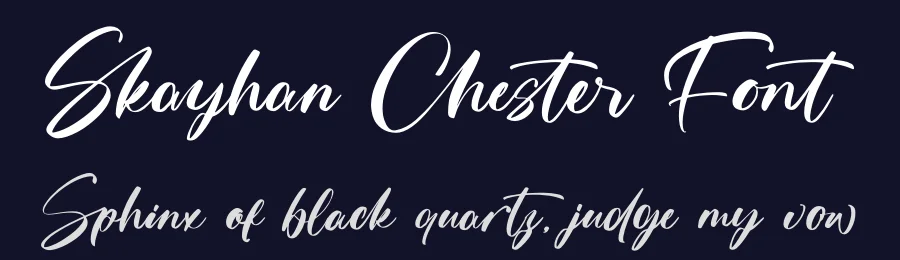 Skayhan Chester Font by letterenastudios — Script Handwritten Font — thumbnail 2