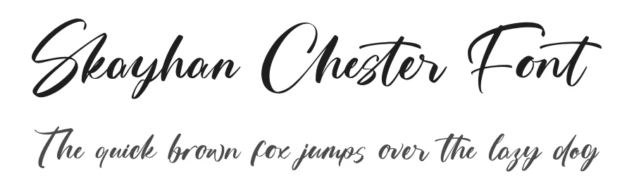 Skayhan Chester Font by letterenastudios — Script Handwritten Font