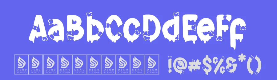 Skeletonic | Bone Halloween Font by Denustudios — Decorative Font — thumbnail 3