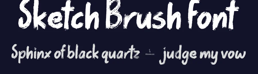 Sketch Brush Font by JSHcreates — Decorative Font — thumbnail 2