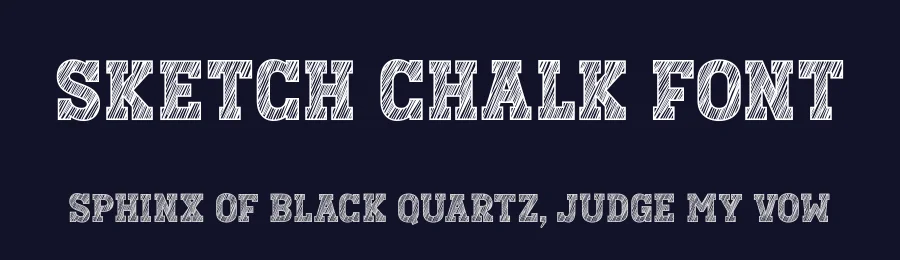 Sketch Chalk Font by Situjuh — Display Font — thumbnail 2