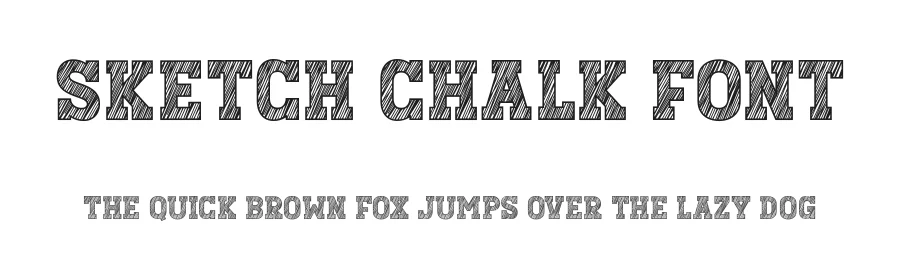 Sketch Chalk Font by Situjuh — Display Font