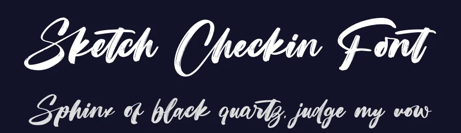 Sketch Checkin Font by letterenastudios — Script Handwritten Font — thumbnail 2