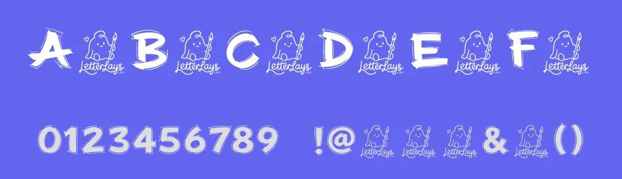 Sketchmark Free Font by Letterlays — Display Font — thumbnail 3