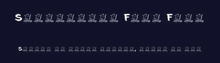 Sketchmark Free Font by Letterlays — Display Font — thumbnail 2