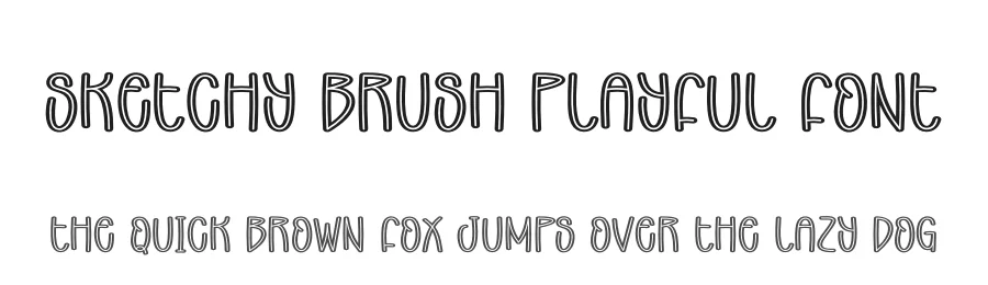 Sketchy Brush Playful Font by creativeletter — Script Handwritten Font