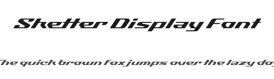 Sketter Display Font by ARToni — Display Font