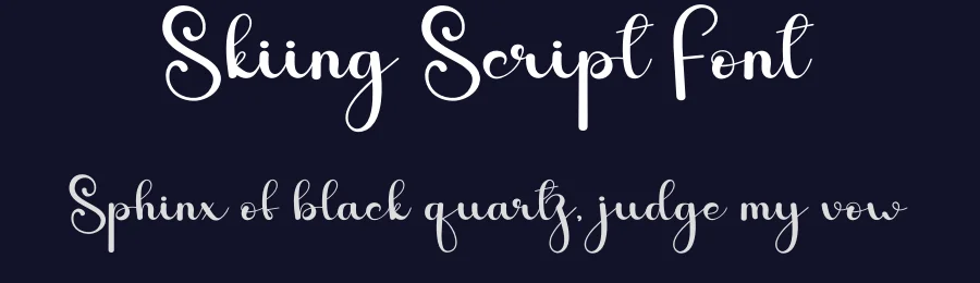 Skiing Script Font by andikastudio — Script Handwritten Font — thumbnail 2