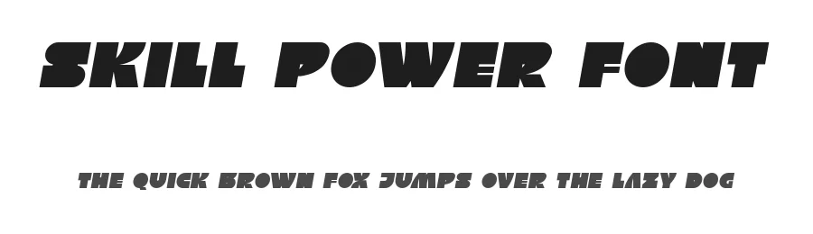 Skill Power Font by noahtype — Display Font