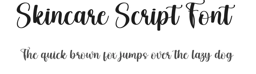 Skincare Script Font by creativeletter — Script Handwritten Font