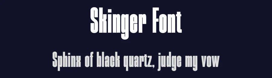 Skinger Font by TypeLogue — Sans Serif Font — thumbnail 2