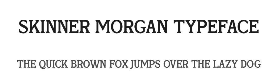 Skinner Morgan Typeface by Storytype — Serif Font