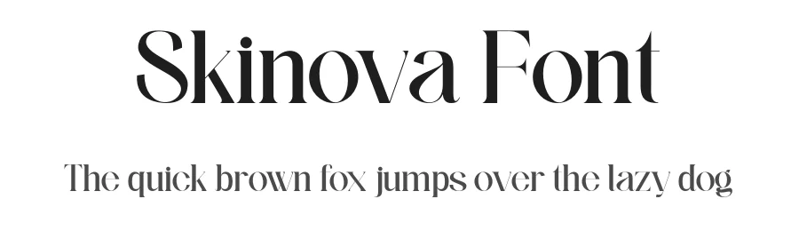 Skinova Font by Funtype — Serif Font
