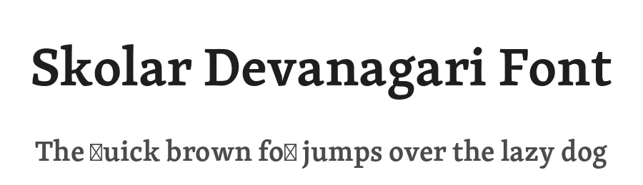 Skolar Devanagari Font by Rosetta Type Foundry — Display Font