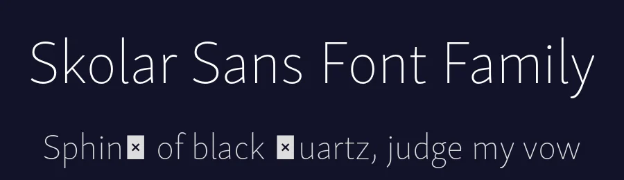 Skolar Sans Font Family by Rosetta Type Foundry — Sans Serif Font — thumbnail 2