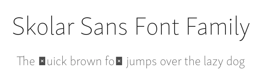 Skolar Sans Font Family by Rosetta Type Foundry — Sans Serif Font