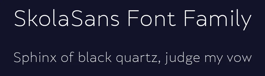 SkolaSans Font Family by Lasko Dzurovski — Sans Serif Font — thumbnail 2