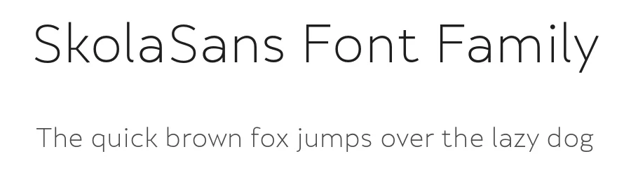 SkolaSans Font Family by Lasko Dzurovski — Sans Serif Font