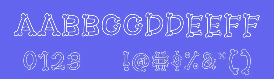 Skul X Lines Halloween Display Font by Mighty Gummy Factory — Display Font — thumbnail 3