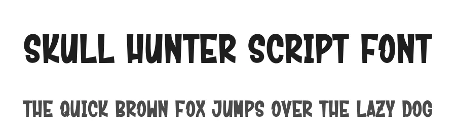 Skull Hunter Script Font by creativeletter — Display Font