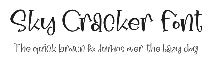 Sky Cracker Font by letterfabric — Display Font