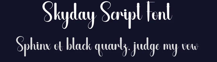 Skyday Script Font by andikastudio — Script Handwritten Font — thumbnail 2
