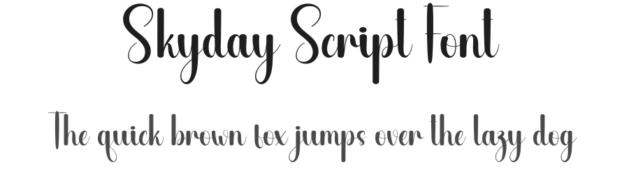 Skyday Script Font by andikastudio — Script Handwritten Font