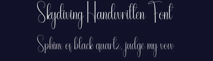 Skydiving Handwritten Font by andikastudio — Script Handwritten Font — thumbnail 2