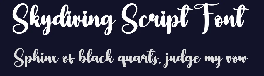 Skydiving Script Font by andikastudio — Script Handwritten Font — thumbnail 2