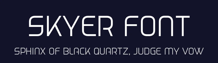 Skyer Font by Adilson Gonzales — Display Font — thumbnail 2