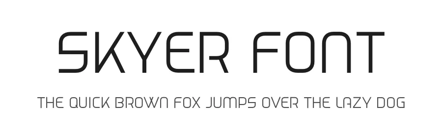 Skyer Font by Adilson Gonzales — Display Font