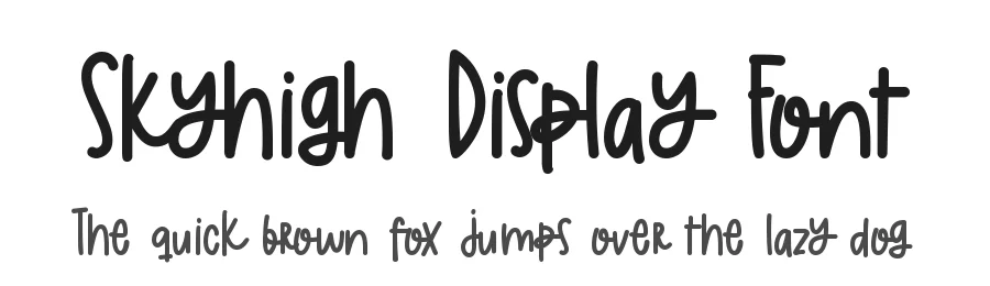 Skyhigh Display Font by Dm Letter Studio - Dimas Prasetyo — Display Font