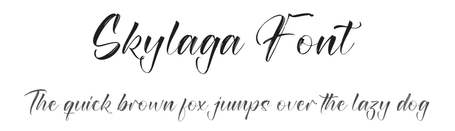 Skylaga Font by letterfabric — Script Handwritten Font