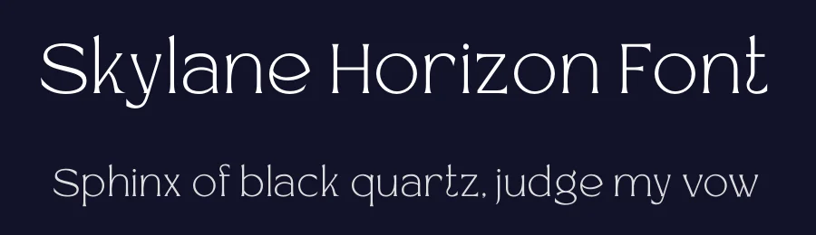 Skylane Horizon Font by Rismatype — Display Font — thumbnail 2