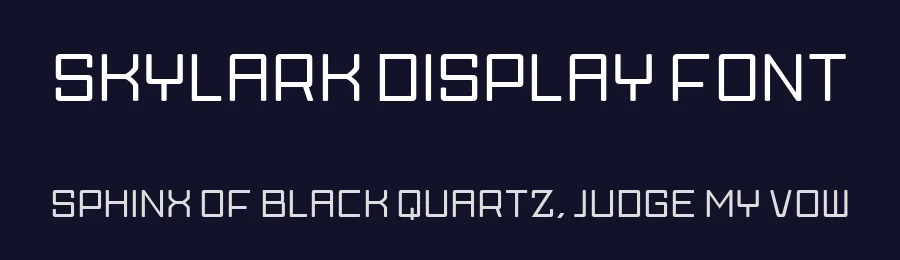 Skylark Display Font by fontkong — Display Font — thumbnail 2