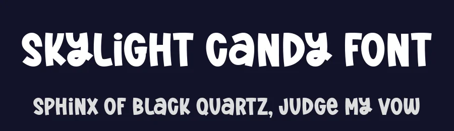 Skylight Candy Font by Dreamink (7ntypes) — Display Font — thumbnail 2
