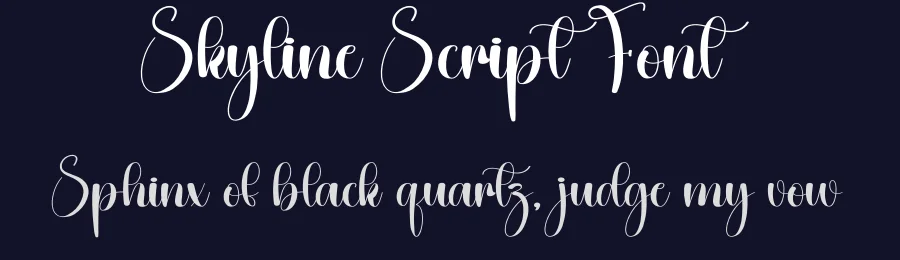 Skyline Script Font by creativeletter — Script Handwritten Font — thumbnail 2