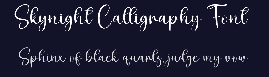 Skynight Calligraphy Font by creativeletter — Script Handwritten Font — thumbnail 2