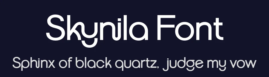 Skynila Font by BrandSemut — Display Font — thumbnail 2